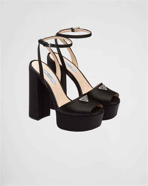 prada all black heels|prada high heel boots.